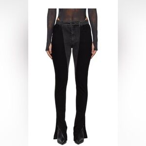 Mugler skinny jeans in black